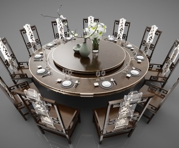 New Chinese Style Dining Table And Chairs-ID:598812815