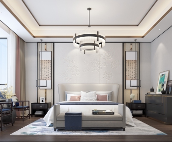 New Chinese Style Bedroom-ID:285892342