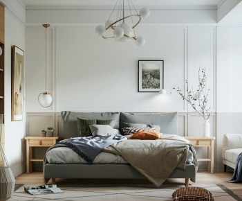 Nordic Style Bedroom-ID:664408219
