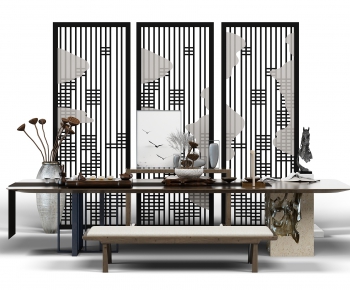 New Chinese Style Tea Tables And Chairs-ID:216532562