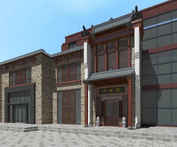 Chinese Style Building Appearance-ID:764755372