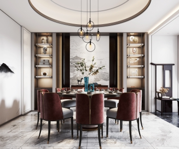 New Chinese Style Dining Room-ID:488444264