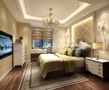 Simple European Style Bedroom-ID:540347983