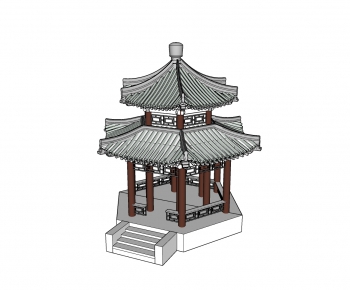 Japanese Style Ancient Architectural Buildings-ID:706323937