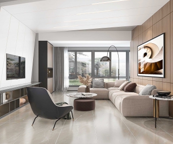 Modern A Living Room-ID:541235983