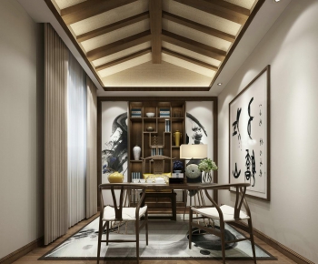 New Chinese Style Study Space-ID:281154695