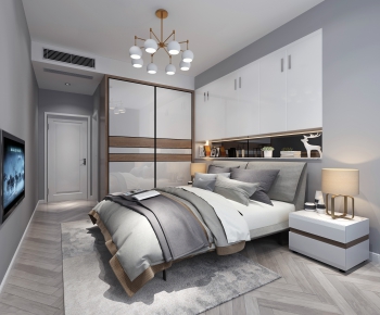 Nordic Style Bedroom-ID:807849724