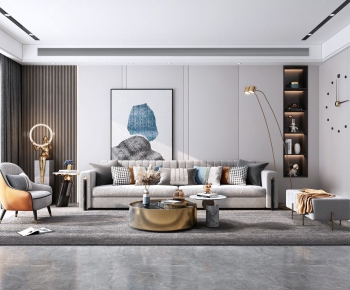 Modern A Living Room-ID:180658131