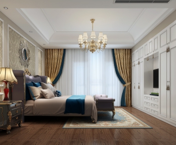 Simple European Style Bedroom-ID:537532768