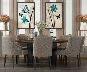 Modern Dining Table And Chairs-ID:377222312