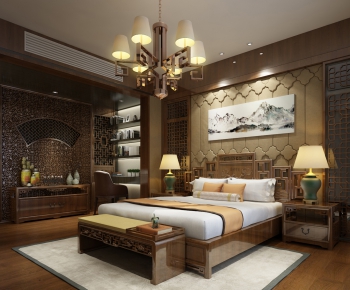 Chinese Style Bedroom-ID:782085166