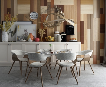 Nordic Style Dining Table And Chairs-ID:628631587