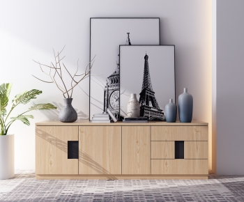 Nordic Style TV Cabinet-ID:455832824
