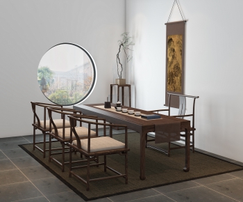 New Chinese Style Tea Tables And Chairs-ID:164206569