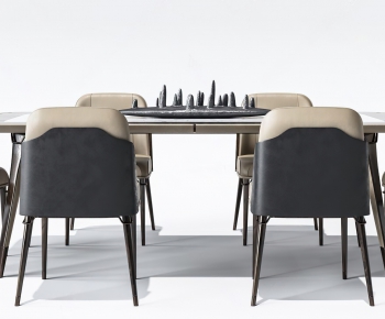 Modern Dining Table And Chairs-ID:619351444