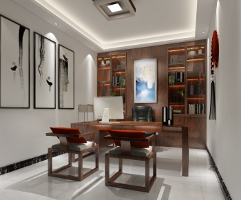 New Chinese Style Manager's Office-ID:276926251