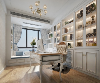 Simple European Style Study Space-ID:568373355