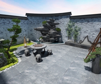 Chinese Style Courtyard/landscape-ID:297386653
