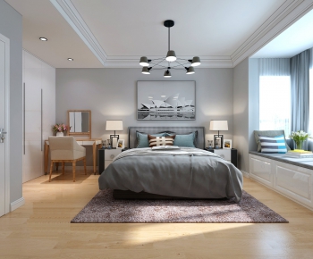 Nordic Style Bedroom-ID:520499573