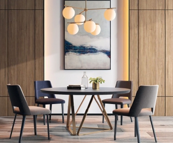 Modern Dining Table And Chairs-ID:832208941