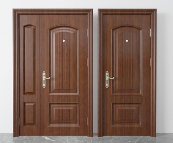 Modern Unequal Double Door-ID:294789827