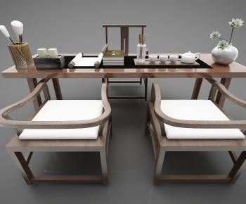 New Chinese Style Tea Tables And Chairs-ID:765560388