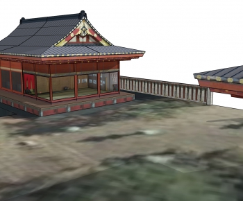 Japanese Style Ancient Architectural Buildings-ID:795183151