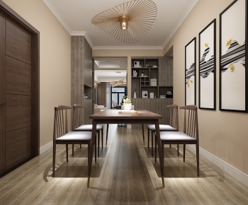 New Chinese Style Dining Room-ID:915610784