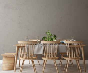Nordic Style Dining Table And Chairs-ID:719381257