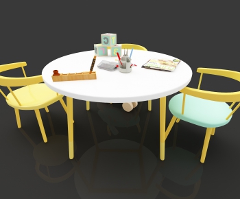 Modern Children's Table/chair-ID:445193726