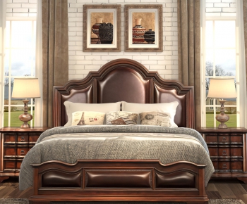 American Style Double Bed-ID:511358727
