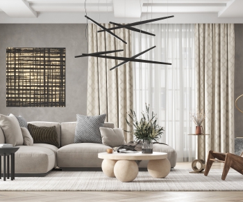 Nordic Style A Living Room-ID:129716189