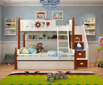 European Style Bunk Bed-ID:821338823