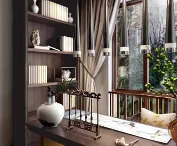 New Chinese Style Study Space-ID:906001151