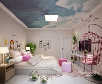 Modern Girl's Room Daughter's Room-ID:494645143