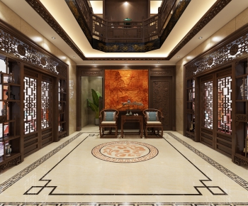 Chinese Style Hallway-ID:594159539