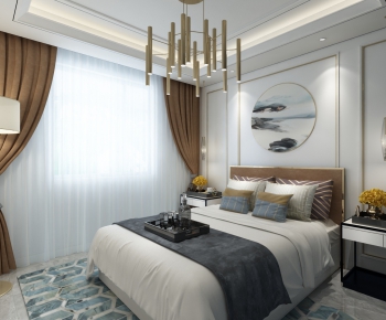 New Chinese Style Bedroom-ID:837168249