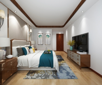 New Chinese Style Bedroom-ID:207746173
