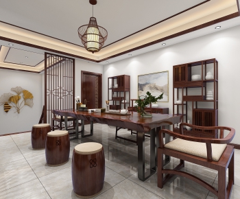 New Chinese Style Tea House-ID:881317422
