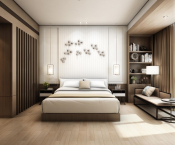 New Chinese Style Bedroom-ID:652980153