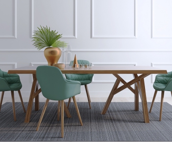 Nordic Style Dining Table And Chairs-ID:749502319