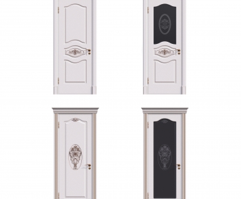 European Style Solid Wood Door-ID:277798592
