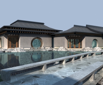 New Chinese Style Villa Appearance-ID:578400856