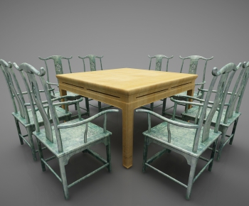 New Chinese Style Dining Table And Chairs-ID:513607313
