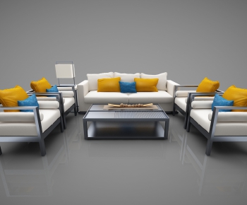 New Chinese Style Sofa Combination-ID:485414418