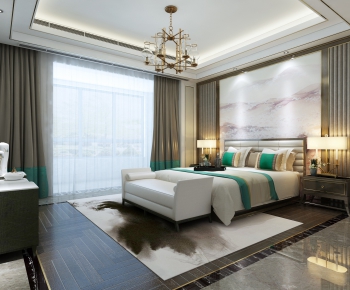 New Chinese Style Bedroom-ID:756716779