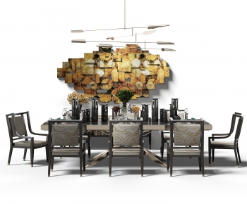 Modern Dining Table And Chairs-ID:993325971