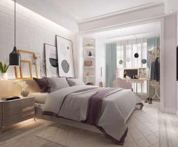 Nordic Style Bedroom-ID:202641238