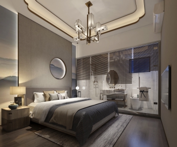 New Chinese Style Bedroom-ID:814816595