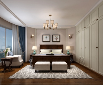 American Style Bedroom-ID:449424748